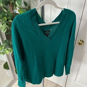 Green Halogen from Nordstrom double v-neck sweater size large